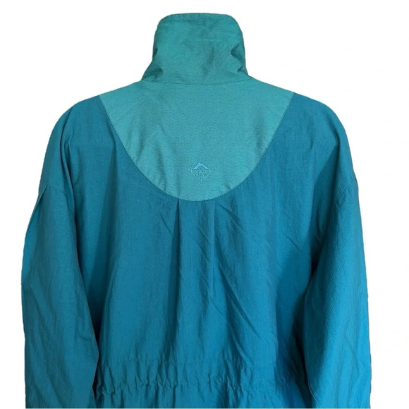 MOUNTAIN GOAT Vintage Anorak Jacket Teal Embroidered Western Vibe, Size Medium - Picture 8 of 16